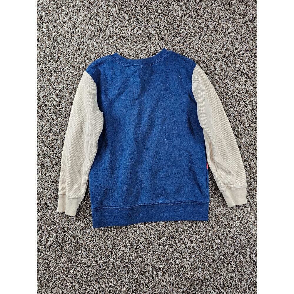 Nike Air Jordan Boys Sz 6-7 Lightweight Crew Neck Sweatshirt Colorful - Picture 4 of 4